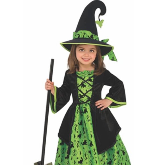 Rubie's Other - XS Green Witch Unique Toddler Size 2-4 Costume